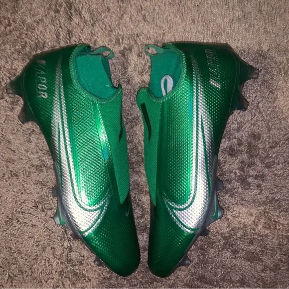 Nike RARE Oregon Ducks Vapor Edge Pro 360 Team Issued Football Cleats Size 12.5 New Nike Oregon Ducks Team Issue Vapor Edge Elite 360 TD  main image 2